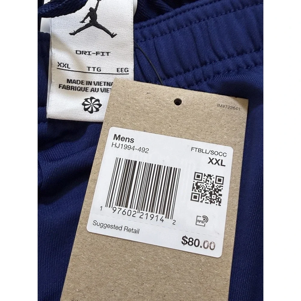 Nike Air Jordan PSG Paris Dri-Fit Drill Soccer Pants Mens Sz 2XL HJ1994-492 NWT